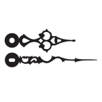 Large Serpentine Clock Hands