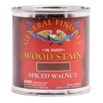 General Finishes Oil Based Wood Stain, Spiced Walnut