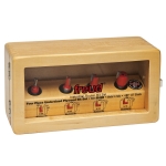 Freud® 89-650 4-Pc. Undersized Plywood Router Bit Set - 1/2" Shank