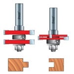 Freud® 99-036 Adjustable Tongue & Groove Router Bit Set - 1/2" Shank