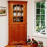 Traditional Corner Cabinet Plan