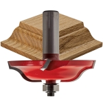 Freud® 99-513 Quadra-Cut™ Ogee Raised Panel Router Bit - 2-3/4" Dia x 5/8" H x 1/2" Shank