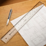 16'' Woodworker's Ruler