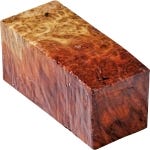 Red Mallee Figured Burl Turning Blank, 1-1/2" x 1-1/2" x 6"