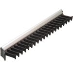Hafele Synergy Slide-Out Tie-Rack, Polished Chrome