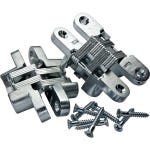 Concealed Soss Hinges - Satin Nickel Finish