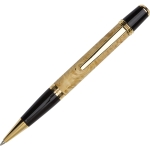 Manhattan Ballpoint Pen Hardware Kit - Black Titanium w/ Gold