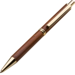 Ball Point Push Click Pen Hardware Kit - Gold Finish