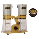Powermatic PM1900TX-CK1 Dust Collector, 3HP 1PH 230V, 2-Micron Canister Kit