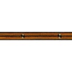 Mahogany Black Maple Diamond Inlay Banding, 1/4'' W