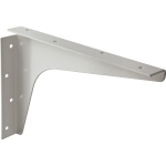 Heavy-Duty Steel Shelf Brackets-White Finish