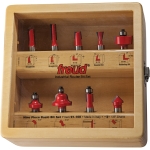 Freud® 91-108 9-Pc. Basic Router Bit Set - 1/2" Shank