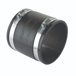Dust Right®  4'' Rubber Union for Dust Collection