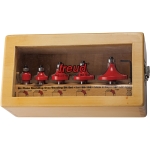 Freud® 89-152 5-Pc. Round Over Router Bit Set - 1/2" Shank