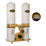 Powermatic PM1900TX-BK1 Dust Collector, 3HP 1PH 230V, 30-Micron Bag Filter Kit