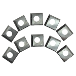 HSS 2-Edge Insert Cutters for Rikon 20-600H, 25-130H, 25-131H, 10-Pack