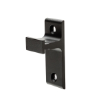 Standard Wall Bracket for Rolling Barn Door Track, Black