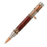 Steampunk Bolt-Action Pen Hardware Kit, Antique Pewter/Copper