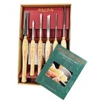 Sorby 6-Piece Woodturning Set with Book (Woodturning: A Foundation Course)
