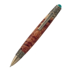 Celtic Twist Pen Hardware Kit, Antique Brass