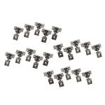 Blum® 38C355B.20 Compact 1-1/4'' Overlay 107° Hinges with Blumotion, 20-Pack