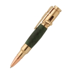 Mini 30 Caliber Bolt-Action Pen Hardware Kit, 24k Gold