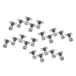 Blum® 38N355B.08 Compact 1/2'' Overlay 105° Hinges with Blumotion, 20-Pack