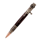 Deer Hunter Bolt-Action Pen Hardware Kit, Antique Pewter