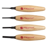 FlexCut® MT400 Shallow U-Gouge Micro Carving Tool Set