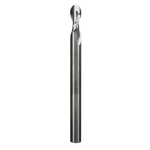 Freud #72-101 Ball-Nose Up-Cut Spiral Solid Carbide CNC Router Bit, 1/4'' Dia. x 1/2'' H x 1/4'' Shank
