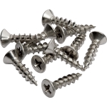 #6 x 5/8" Flathead Zinc Screws, 400 Pack
