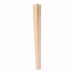 2 Sided Square Tapered Bar Column, Hard Maple (01530310HM1)
