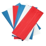 Dyed Patriotic Veneer, Pack of 3 Sq. Ft.