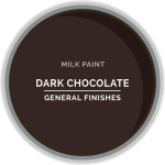 General Finishes Dark Chocolate Milk Paint, Pint