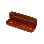 Rosewood Finish Pen Box, Single