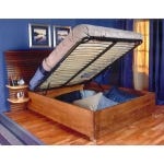 Queen Bed Lift with Platform, End Opening