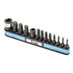 13-Piece Metric Impact Driver Hex Bit Set