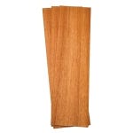 Mahogany Veneer, Pack of 3 Sq. Ft., 4-1/2'' to 7-1/2'' x 24'' x 1/16'' Thick