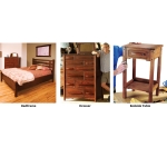 Greene & Greene Bedroom Set Plan