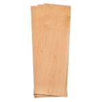 Cherry Veneer, Pack of 3 Sq. Ft., 4-1/2'' to 7-1/2'' x 24'' x 1/16'' Thick
