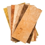 Mixed Burl Veneer, Pack of 3 Sq. Ft.