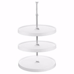 Full Circle 3 Shelf Lazy Susans, Rev-a-Shelf 6013 Series-20" 3-Shelf Set