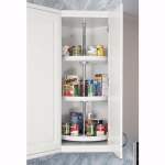 Full Circle 3 Shelf Corner Lazy Susans, Rev-a-Shelf 6073 Series-20" Diameter