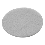Festool 5'' White Vlies D125 StickFix Polishing Pads for Oil Finishing, 10-Pack (496511)