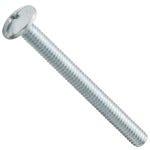 Centerline 8-32 x 2'' Truss Head Slot/Phillips Machine Screws for Pulls and Knobs, Zinc, 40-Pack