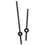 Slim Clock Hands, 3-3/4'', Black