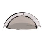 3-3/4''  Front Mounted Cabinet Bin Pull, Polished Nickel