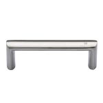 4-1/8''  Ellipse Stainless Steel Cabinet Pull, Satin Stainless