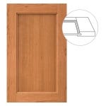 Campbell 5-Piece Flat Panel Door, Custom Sizes and Materials