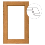 Campbell 4-Piece Glass Door Frame, Custom Sizes and Materials